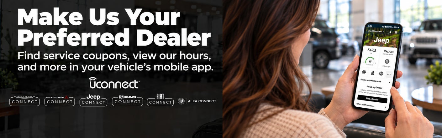 uconnect® make us your preferred dealer | Northern Prairie Auto Sales in Wolf Point MT