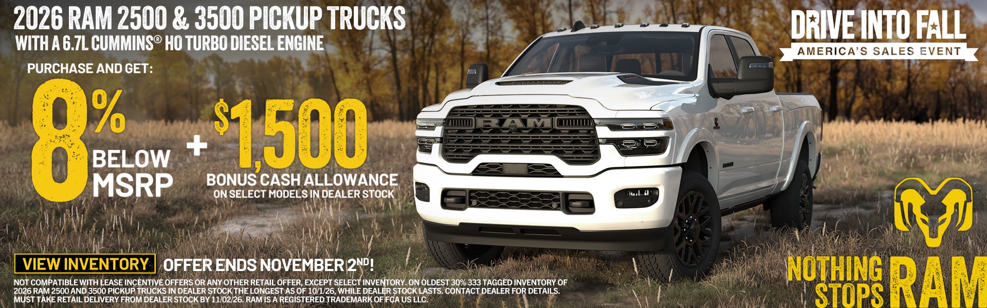 8% OFF MSRP + $1,500 Bonus Cash