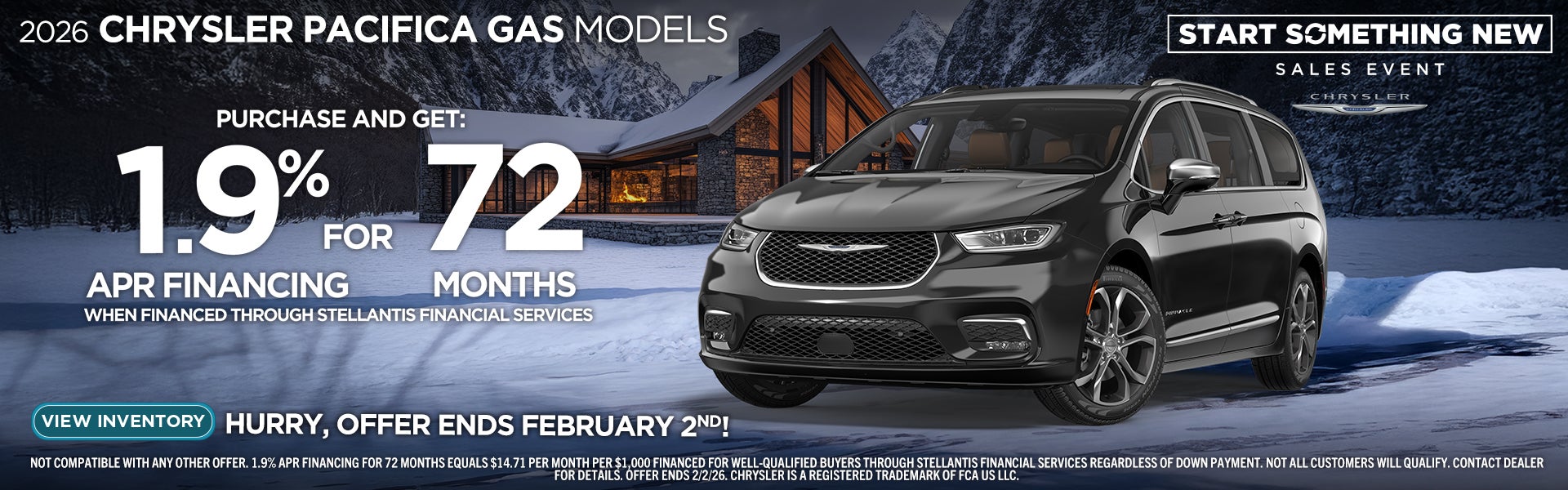 Start Something New Sales Event